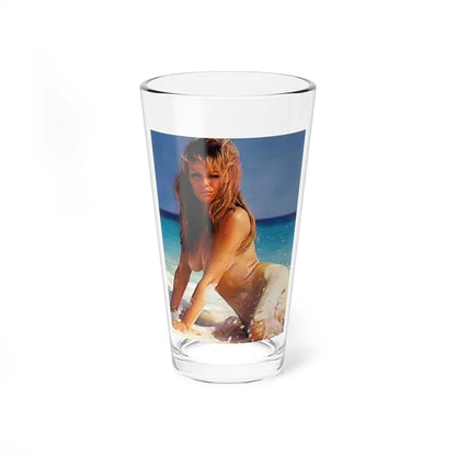 Julie Ege #127 - Topless (Vintage Female Icon) Pint Glass 16oz-16oz-Go Mug Yourself