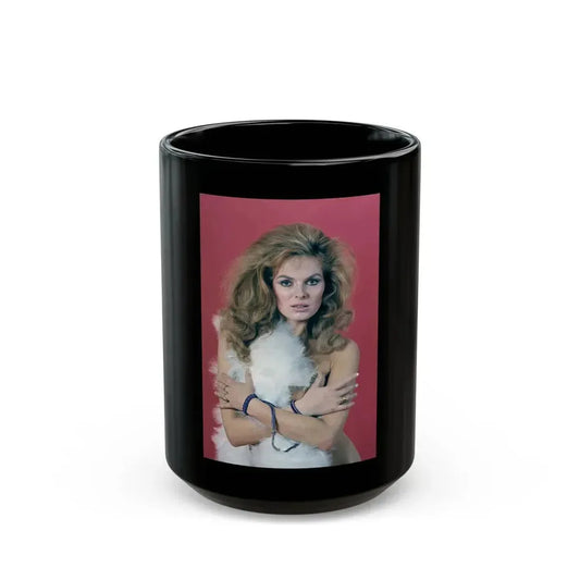 Julie Ege #129 (Vintage Female Icon) Black Coffee Mug 15oz - Go Mug Yourself
