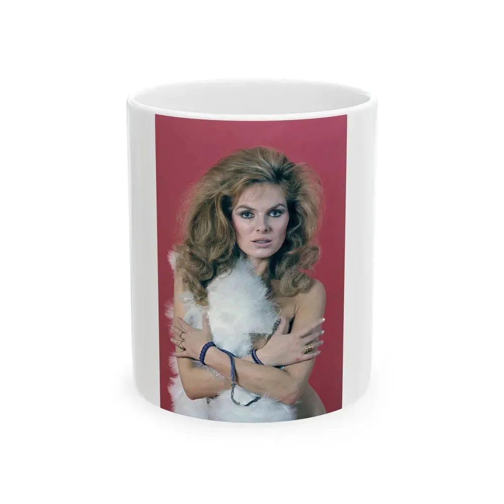 Julie Ege #129 (Vintage Female Icon) White Coffee Mug 11oz - Go Mug Yourself