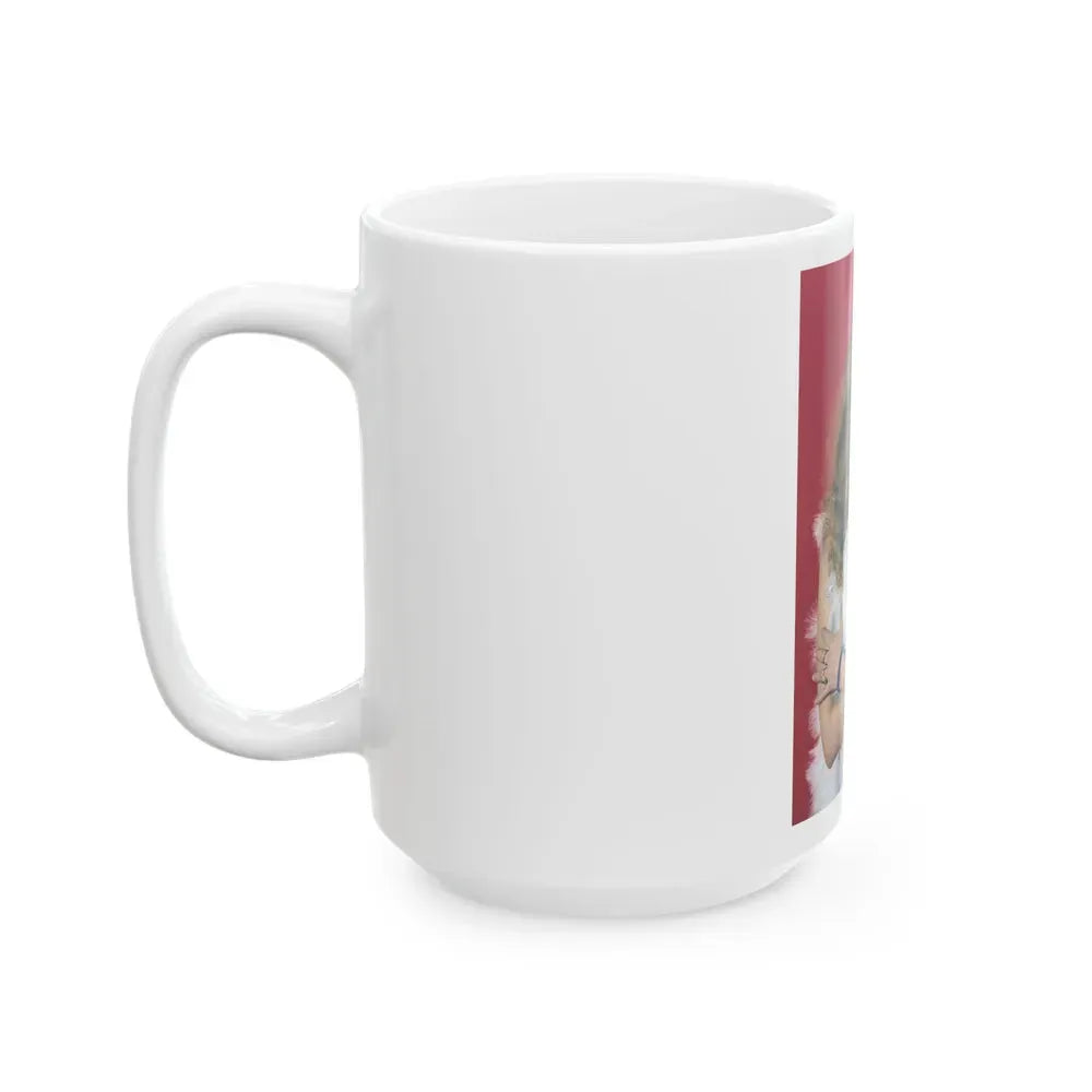 Julie Ege #129 (Vintage Female Icon) White Coffee Mug - Go Mug Yourself