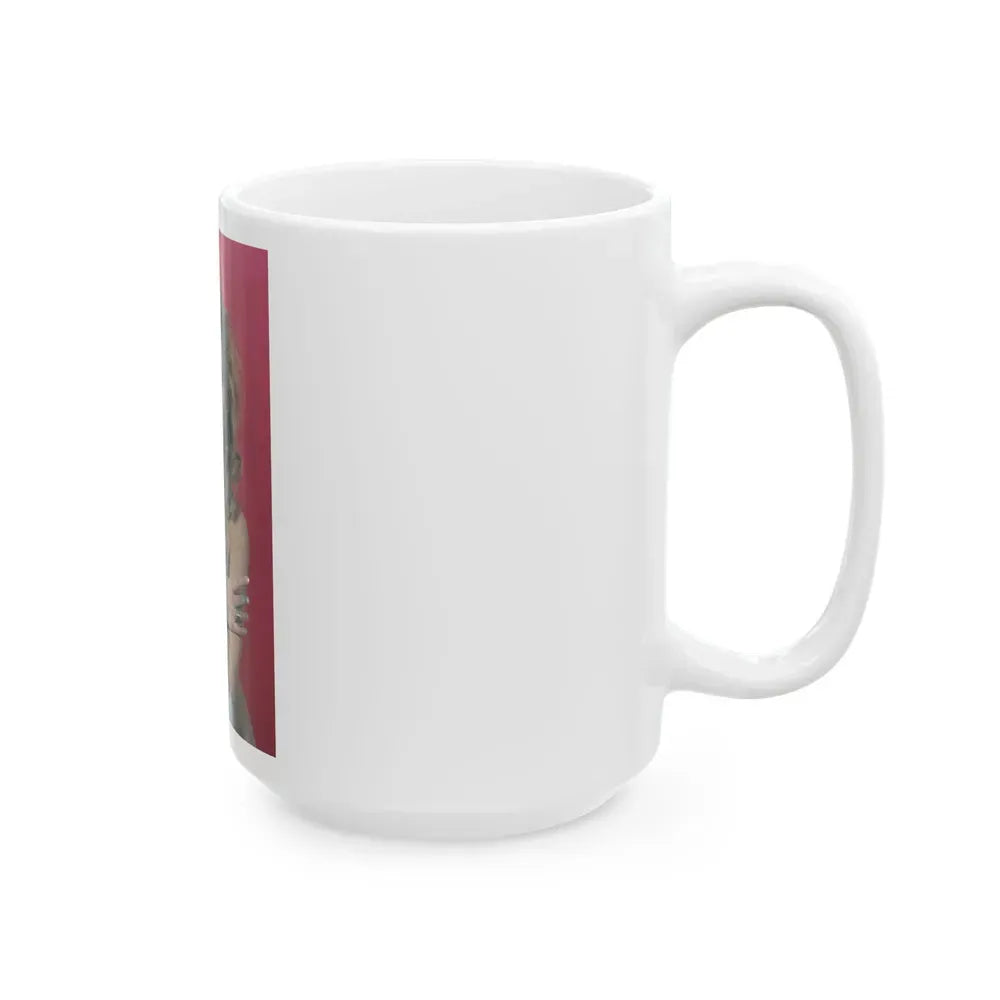 Julie Ege #129 (Vintage Female Icon) White Coffee Mug - Go Mug Yourself