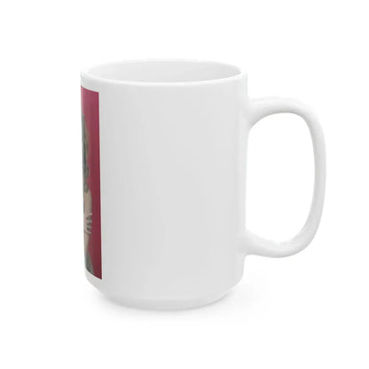 Julie Ege #129 (Vintage Female Icon) White Coffee Mug - Go Mug Yourself
