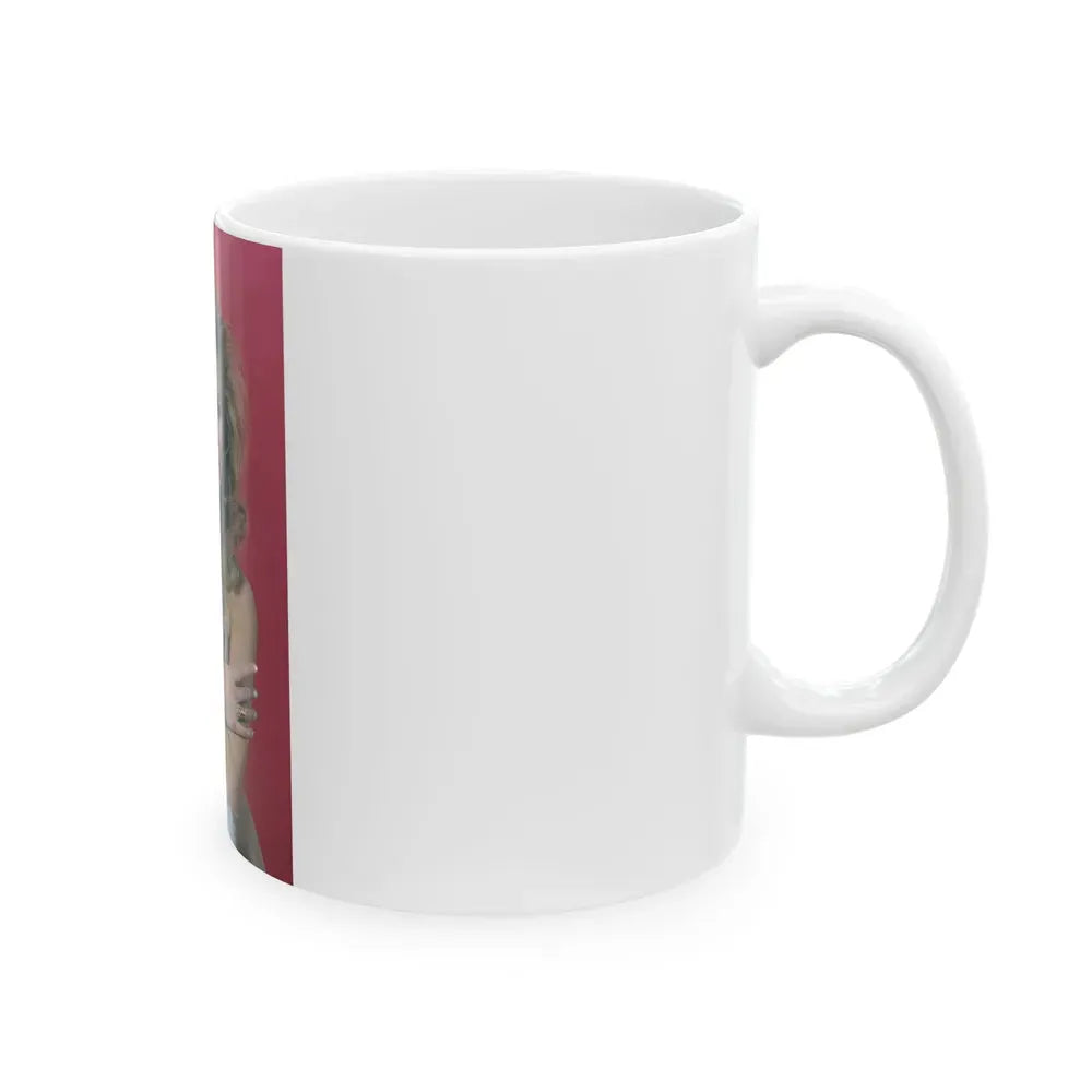 Julie Ege #129 (Vintage Female Icon) White Coffee Mug - Go Mug Yourself