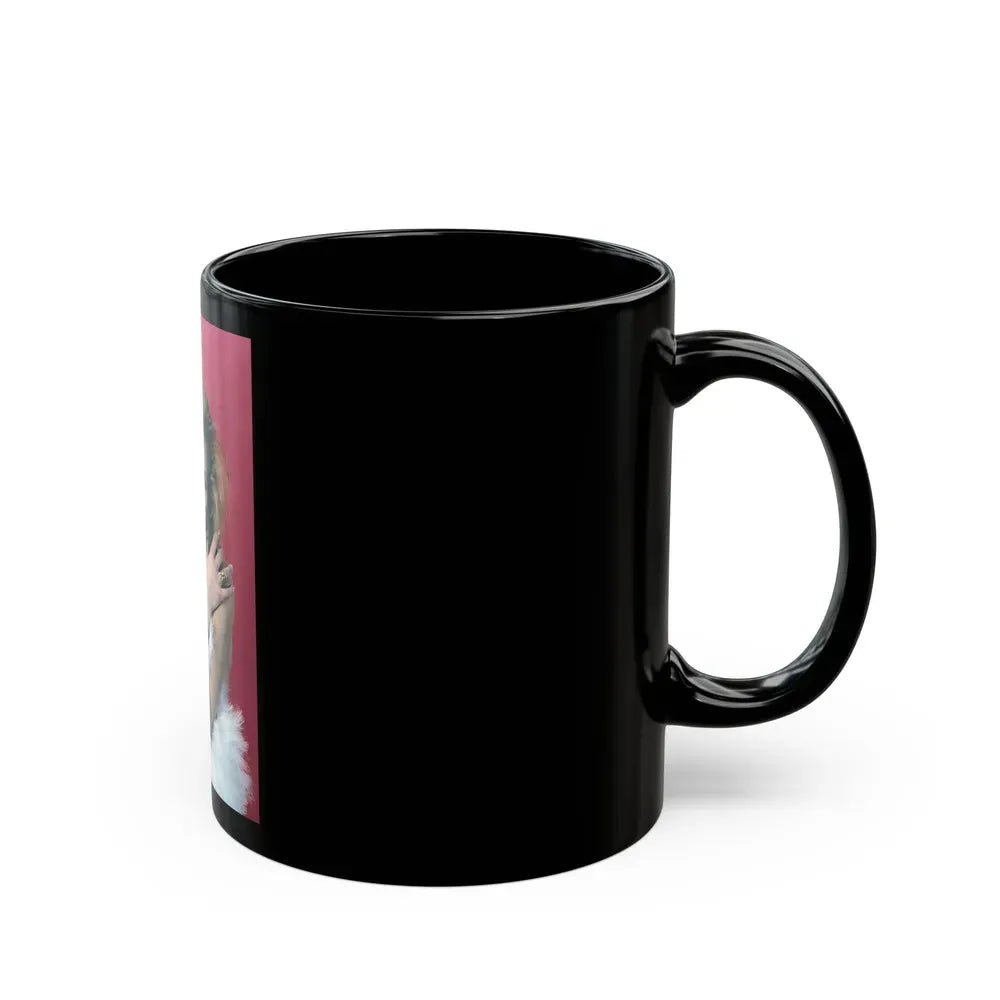 Julie Ege #130 (Vintage Female Icon) Black Coffee Mug - Go Mug Yourself