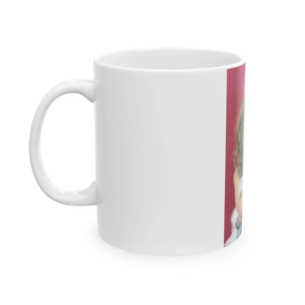 Julie Ege #130 (Vintage Female Icon) White Coffee Mug - Go Mug Yourself