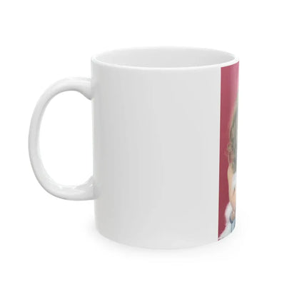 Julie Ege #130 (Vintage Female Icon) White Coffee Mug - Go Mug Yourself