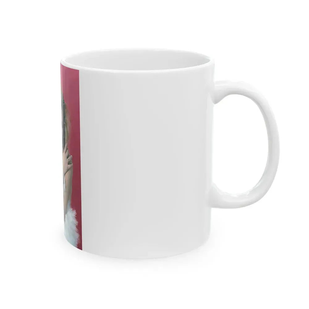 Julie Ege #130 (Vintage Female Icon) White Coffee Mug - Go Mug Yourself