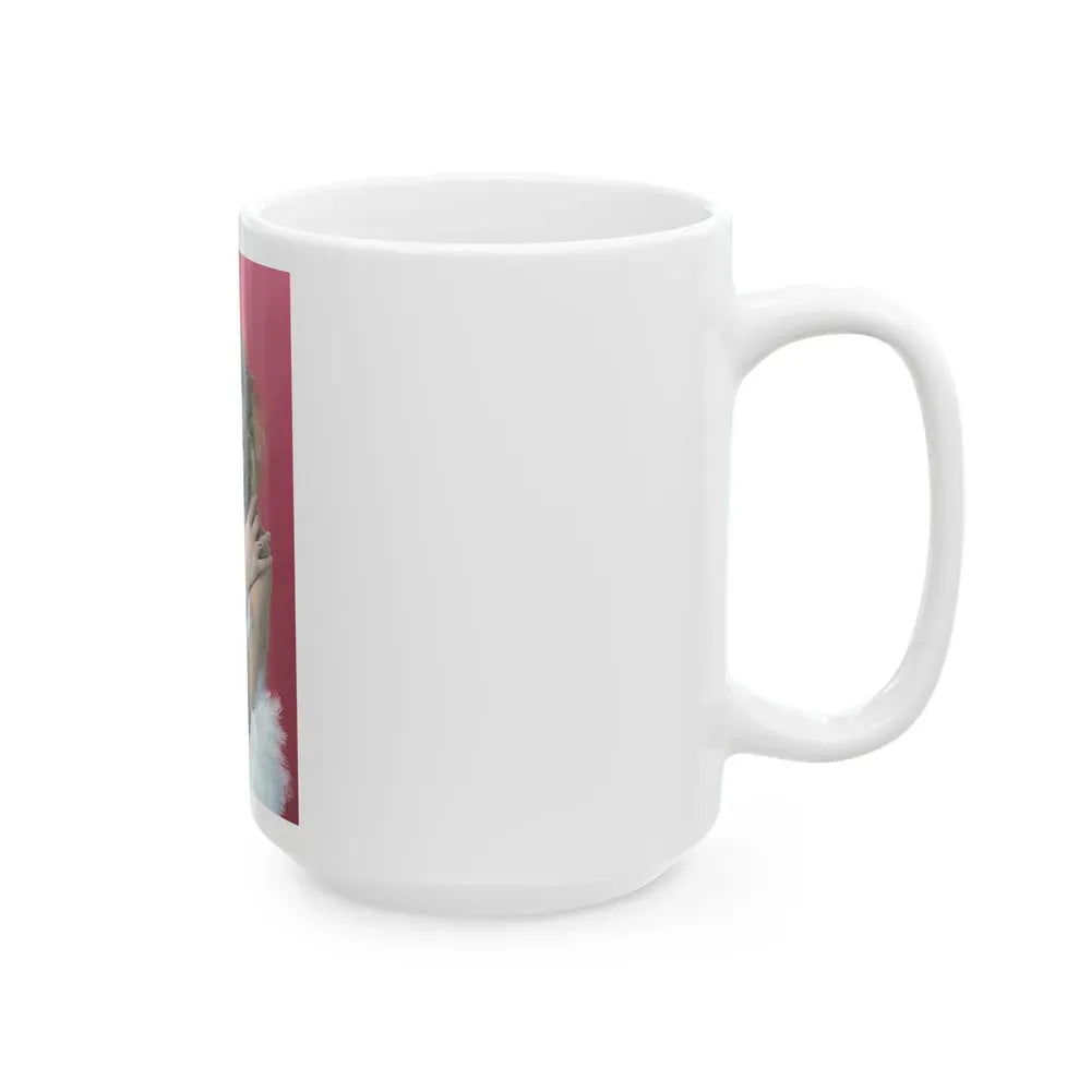 Julie Ege #130 (Vintage Female Icon) White Coffee Mug - Go Mug Yourself