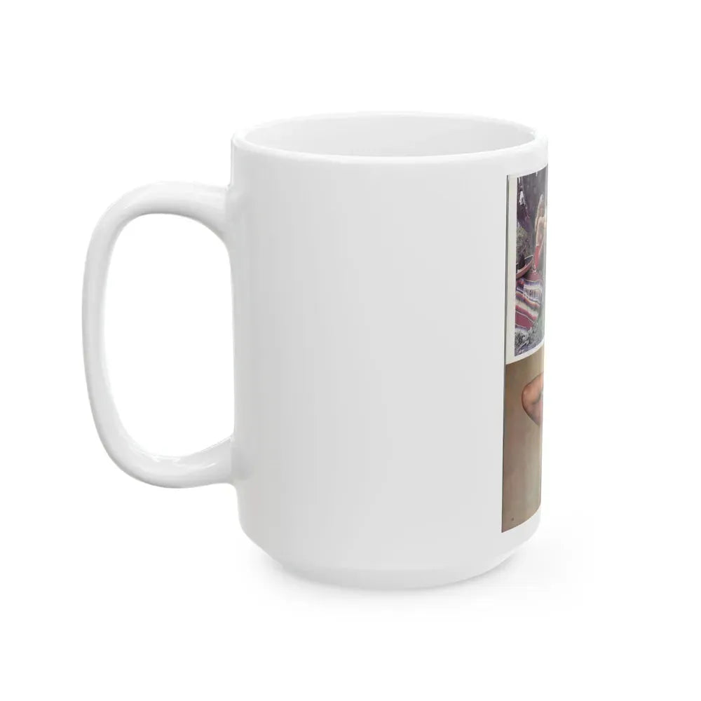 Julie Ege #147 - Topless Mag. Photos & Article (Vintage Female Icon) White Coffee Mug - Go Mug Yourself