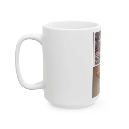 Julie Ege #147 - Topless Mag. Photos & Article (Vintage Female Icon) White Coffee Mug - Go Mug Yourself