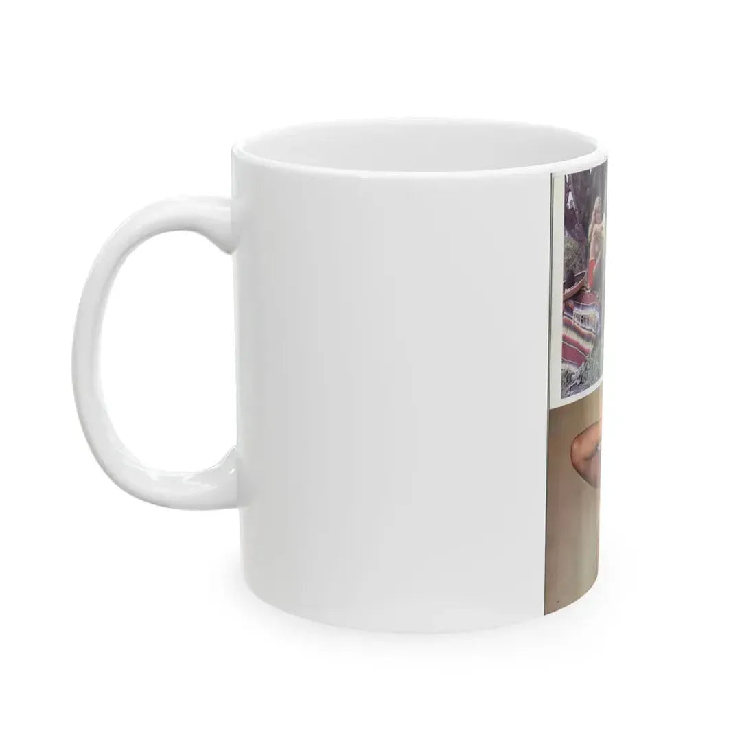 Julie Ege #147 - Topless Mag. Photos & Article (Vintage Female Icon) White Coffee Mug - Go Mug Yourself