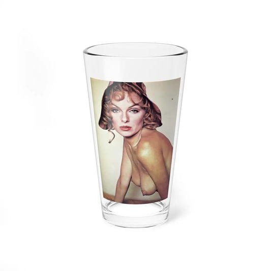 Julie Ege #147 - Topless (Vintage Female Icon) Pint Glass 16oz-16oz-Go Mug Yourself