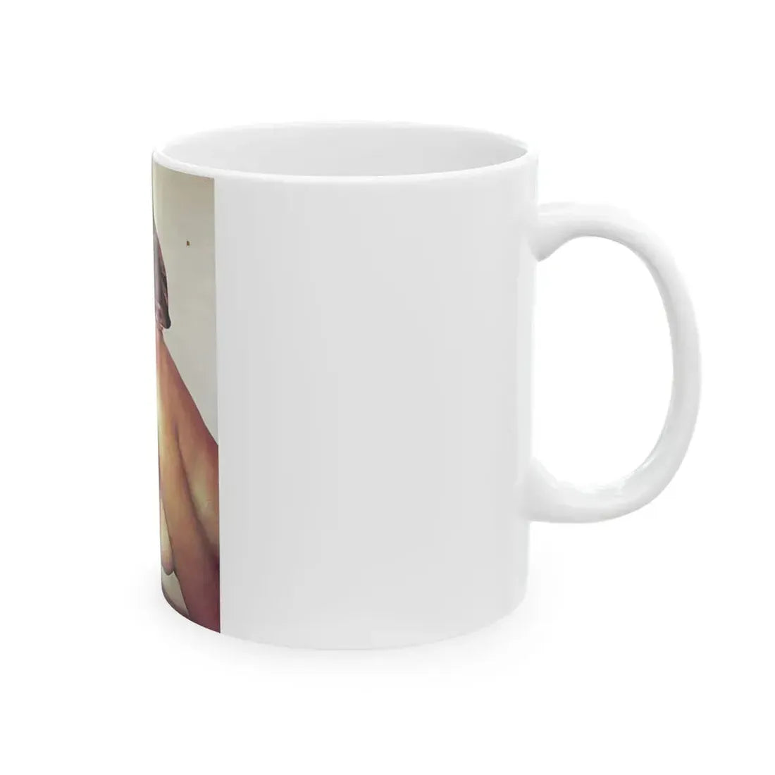 Julie Ege #147 - Topless (Vintage Female Icon) White Coffee Mug - Go Mug Yourself