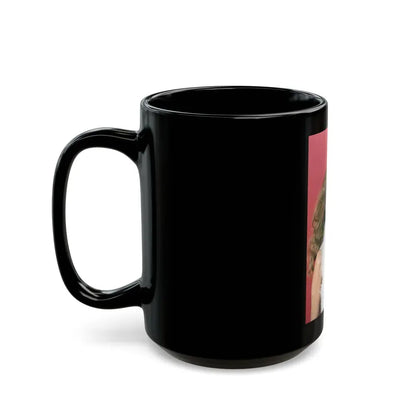 Julie Ege #148 (Vintage Female Icon) Black Coffee Mug - Go Mug Yourself