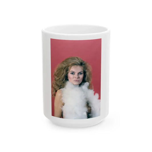 Julie Ege #148 (Vintage Female Icon) White Coffee Mug 15oz - Go Mug Yourself