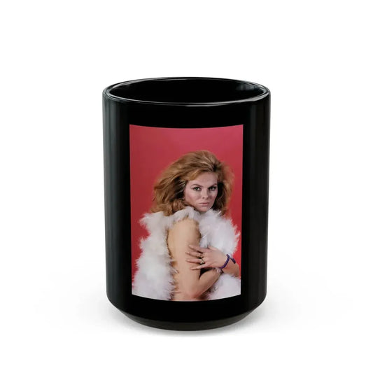 Julie Ege #149 (Vintage Female Icon) Black Coffee Mug 15oz - Go Mug Yourself