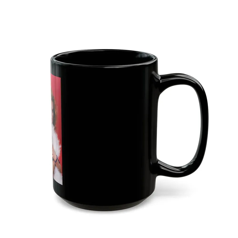 Julie Ege #149 (Vintage Female Icon) Black Coffee Mug - Go Mug Yourself