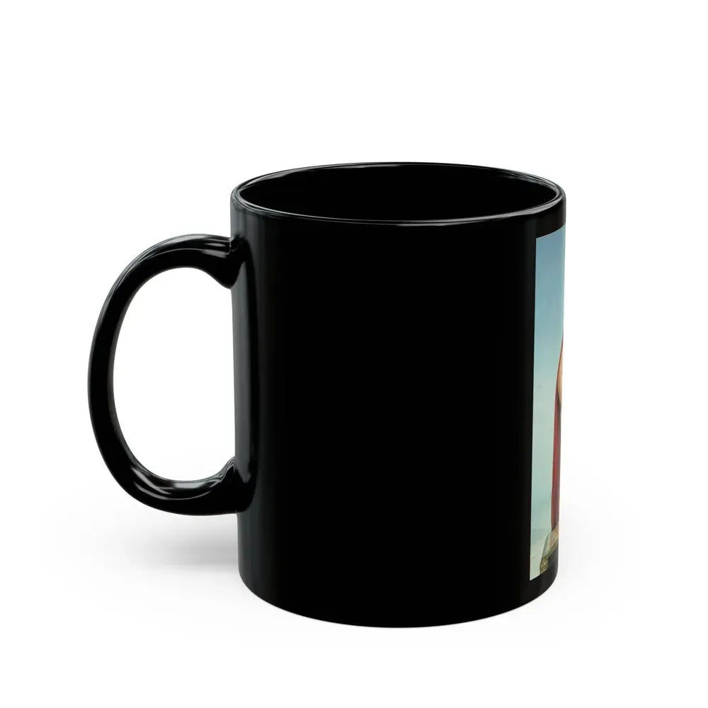 Julie Ege #150 (Vintage Female Icon) Black Coffee Mug - Go Mug Yourself