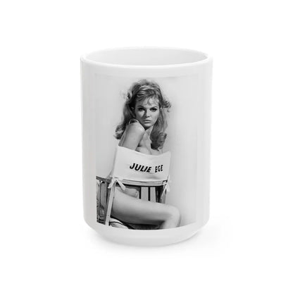 Julie Ege #151 (Vintage Female Icon) White Coffee Mug-15oz-Go Mug Yourself