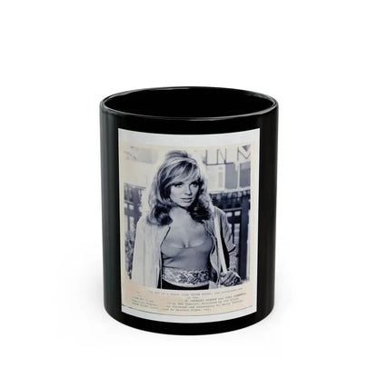 Julie Ege #162 (Vintage Female Icon) Black Coffee Mug 11oz - Go Mug Yourself