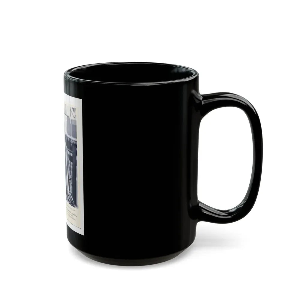 Julie Ege #162 (Vintage Female Icon) Black Coffee Mug - Go Mug Yourself