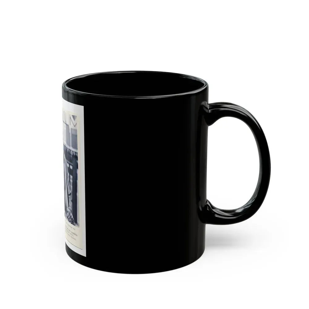 Julie Ege #162 (Vintage Female Icon) Black Coffee Mug - Go Mug Yourself