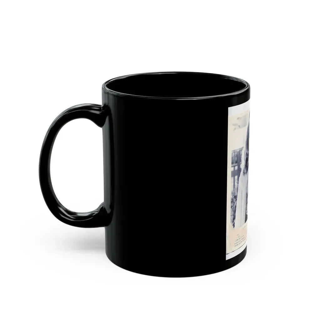 Julie Ege #162 (Vintage Female Icon) Black Coffee Mug - Go Mug Yourself