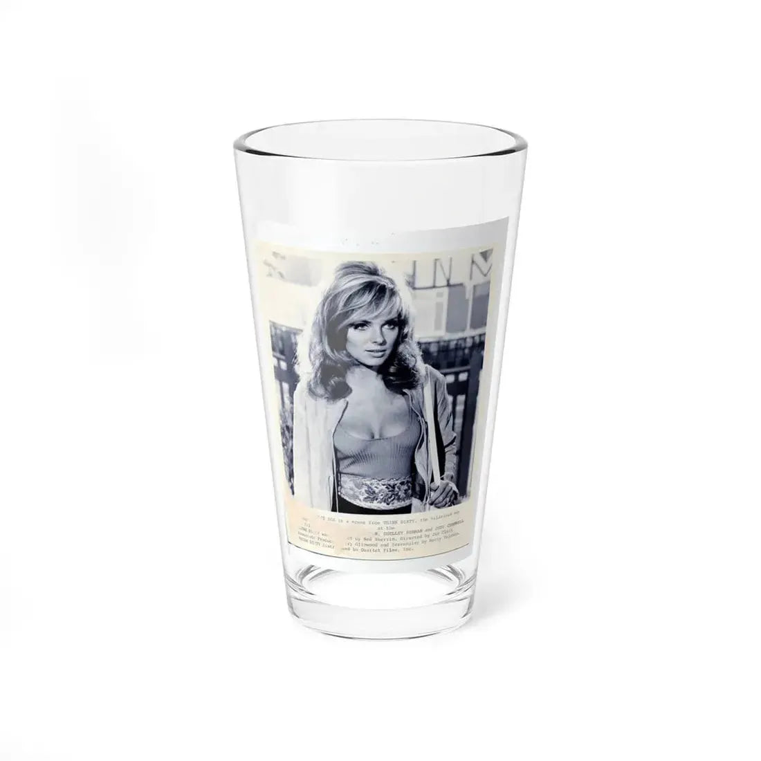 Julie Ege #162 (Vintage Female Icon) Pint Glass 16oz 16oz - Go Mug Yourself