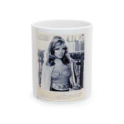 Julie Ege #162 (Vintage Female Icon) White Coffee Mug-11oz-Go Mug Yourself