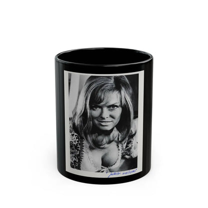 Julie Ege #163 (Vintage Female Icon) Black Coffee Mug-11oz-Go Mug Yourself