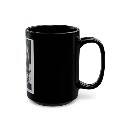 Julie Ege #163 (Vintage Female Icon) Black Coffee Mug-Go Mug Yourself