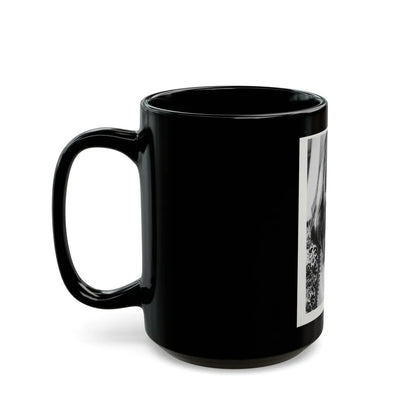 Julie Ege #163 (Vintage Female Icon) Black Coffee Mug-Go Mug Yourself