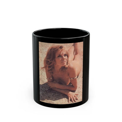 Julie Ege #171 (Vintage Female Icon) Black Coffee Mug-11oz-Go Mug Yourself