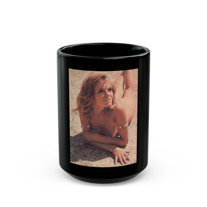 Julie Ege #171 (Vintage Female Icon) Black Coffee Mug-15oz-Go Mug Yourself