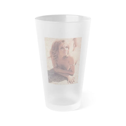 Julie Ege #171 (Vintage Female Icon) Frosted Pint Glass 16oz-16oz-Frosted-Go Mug Yourself