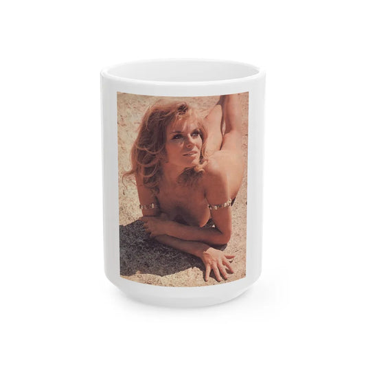 Julie Ege #171 (Vintage Female Icon) White Coffee Mug-15oz-Go Mug Yourself