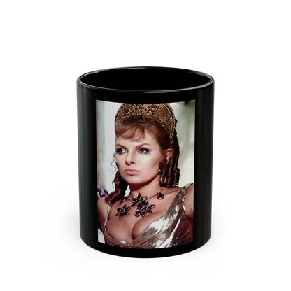 Julie Ege #172 (Vintage Female Icon) Black Coffee Mug-11oz-Go Mug Yourself