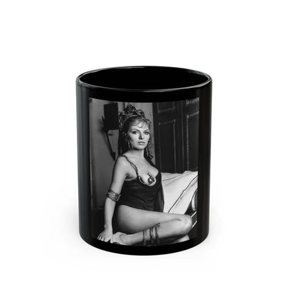 Julie Ege #173 (Vintage Female Icon) Black Coffee Mug-11oz-Go Mug Yourself