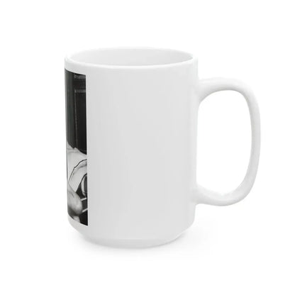 Julie Ege #173 (Vintage Female Icon) White Coffee Mug - Go Mug Yourself