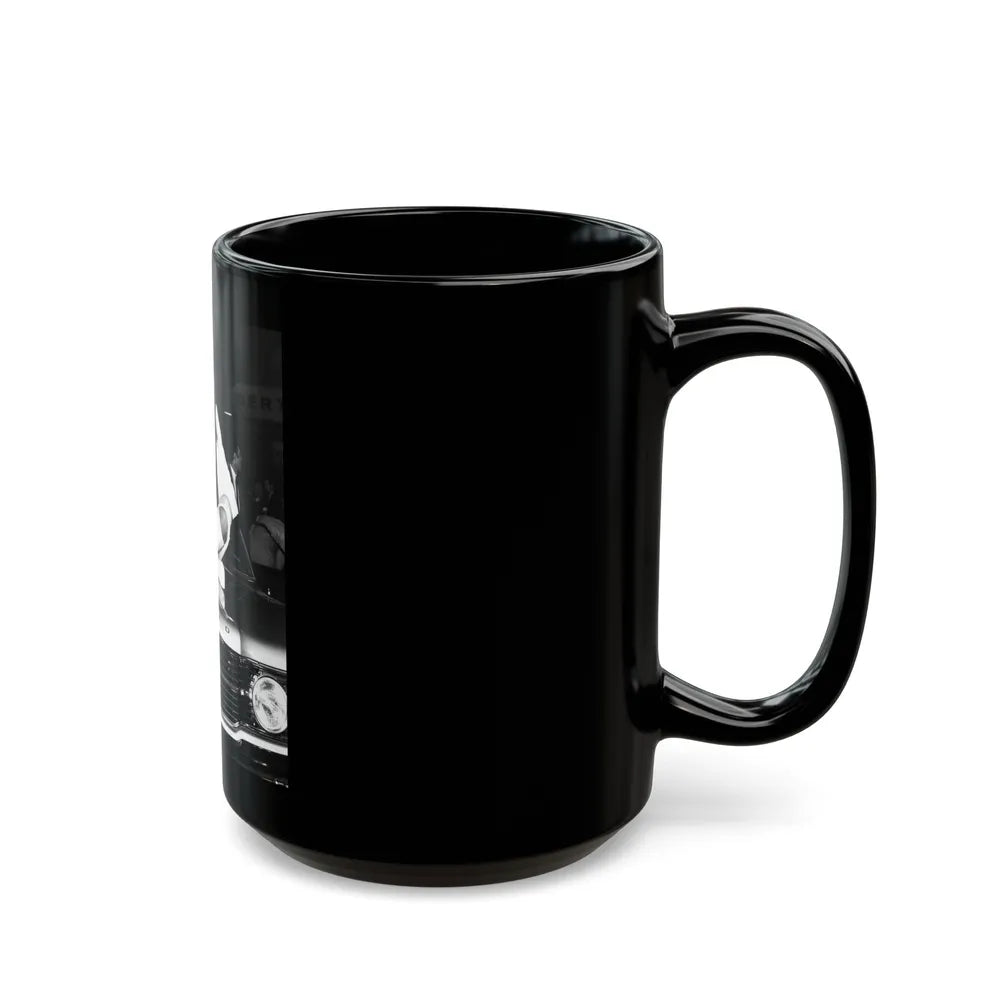 Julie Ege #176 (Vintage Female Icon) Black Coffee Mug-Go Mug Yourself