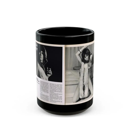 Julie Ege #178 (Vintage Female Icon) Black Coffee Mug 15oz - Go Mug Yourself