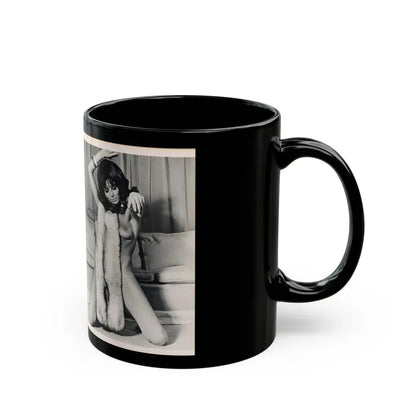 Julie Ege #178 (Vintage Female Icon) Black Coffee Mug - Go Mug Yourself