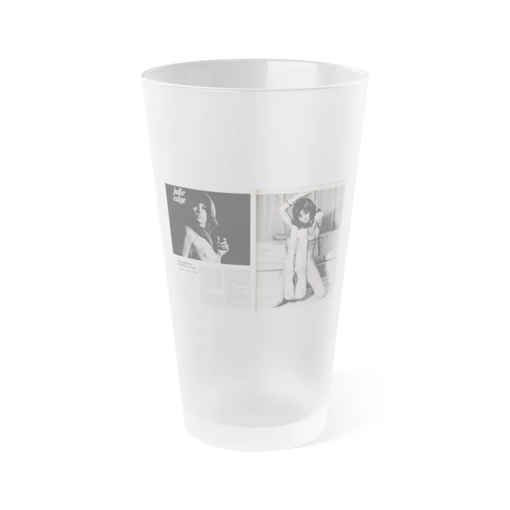 Julie Ege #178 (Vintage Female Icon) Frosted Pint Glass 16oz-16oz-Frosted-Go Mug Yourself