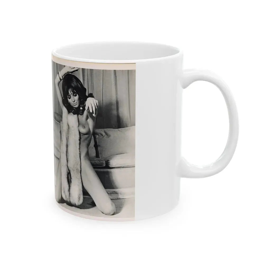 Julie Ege #178 (Vintage Female Icon) White Coffee Mug - Go Mug Yourself