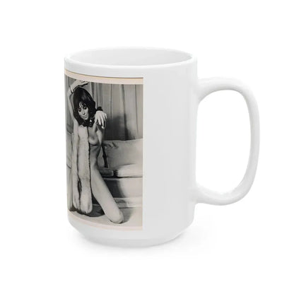 Julie Ege #178 (Vintage Female Icon) White Coffee Mug - Go Mug Yourself