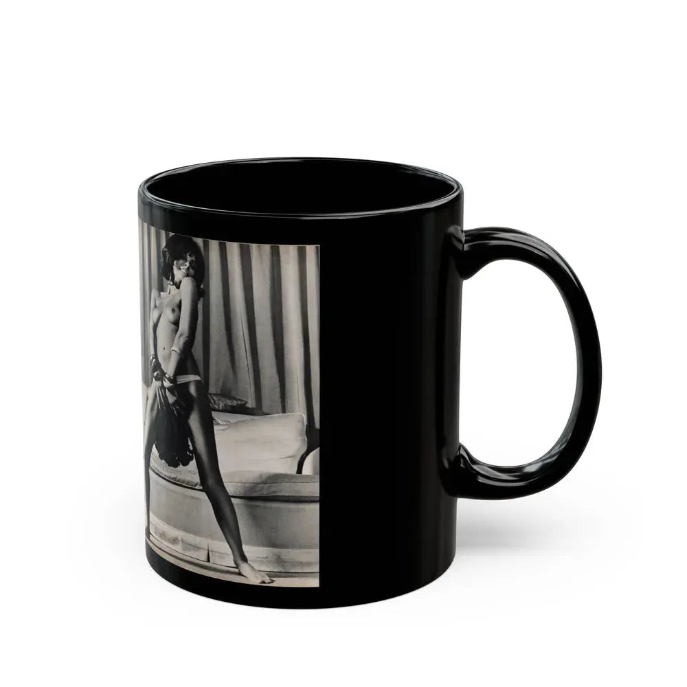 Julie Ege #179 (Vintage Female Icon) Black Coffee Mug - Go Mug Yourself