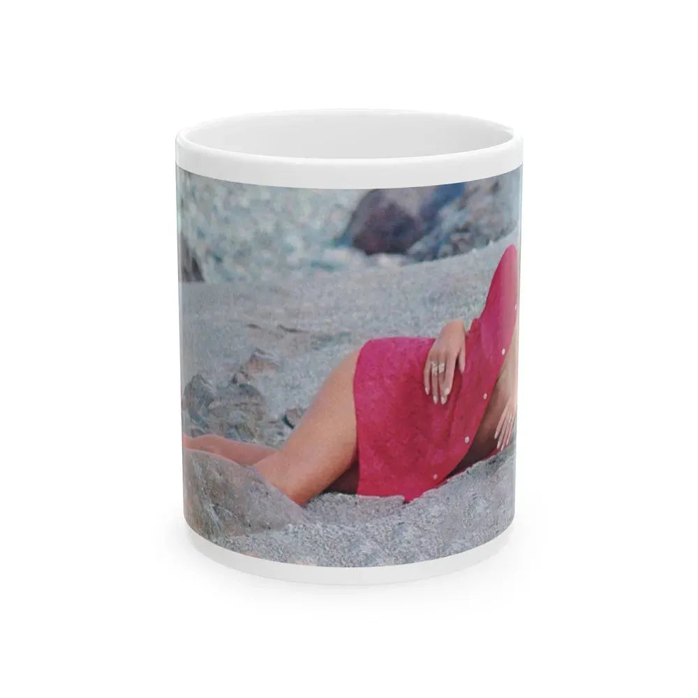 Julie Ege #181 (Vintage Female Icon) White Coffee Mug 11oz - Go Mug Yourself