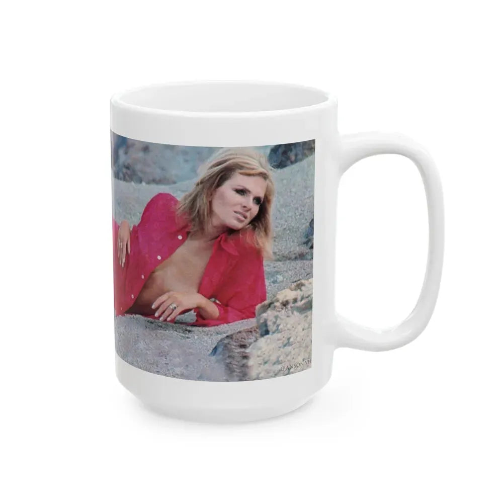 Julie Ege #181 (Vintage Female Icon) White Coffee Mug - Go Mug Yourself