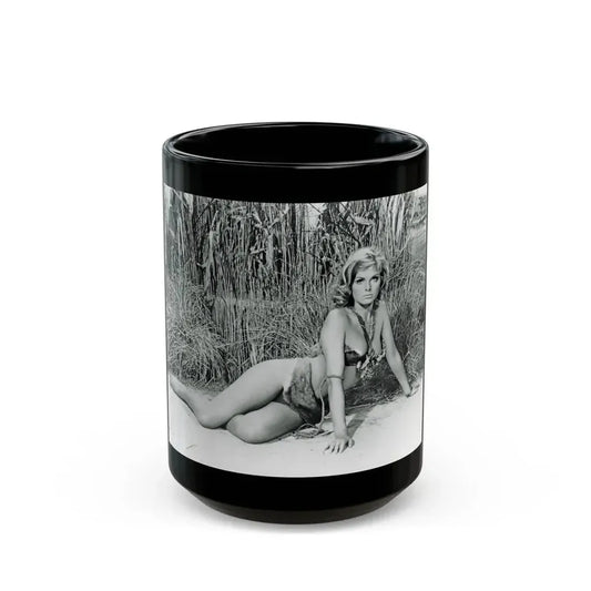 Julie Ege #184 (Vintage Female Icon) Black Coffee Mug 15oz - Go Mug Yourself