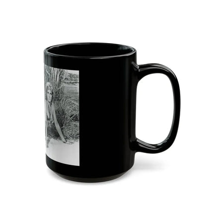 Julie Ege #184 (Vintage Female Icon) Black Coffee Mug - Go Mug Yourself